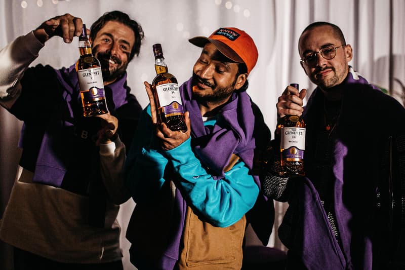 The Glenlivet 14 Year Old Events in L.A. and Miami Mike Cherman, Don C., Jaron Kanfer, Stephen Malbon Jaron Kanfer of UNKNWN, Simonett Pereira of Simonett, Alexis Quintero of Fruta de Dulcé and photographer Emmanuel Monsalve