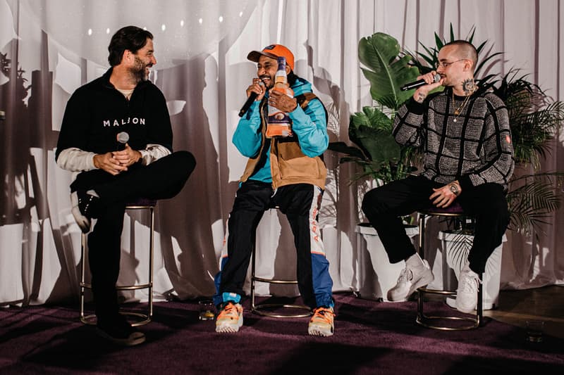 The Glenlivet 14 Year Old Events in L.A. and Miami Mike Cherman, Don C., Jaron Kanfer, Stephen Malbon Jaron Kanfer of UNKNWN, Simonett Pereira of Simonett, Alexis Quintero of Fruta de Dulcé and photographer Emmanuel Monsalve