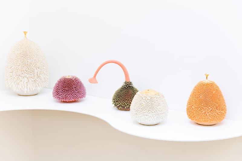 The Haas Brothers "I Saw Design, and Art Opened Up My Eyes, I Saw Design" Exhibition SOCO Gallery Sculptures Designs Accretions Fairy Berries Micro Beasts