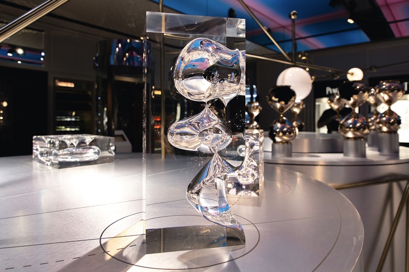 The Hour Glass 40th Anniversary Exhibition Recap "Then Now Beyond" Marc Newson luxury watch retailer singapore daniel arsham nendo cuboid clock studio wieki somers climate change nanoballs hourglass leica camera clock timepiece