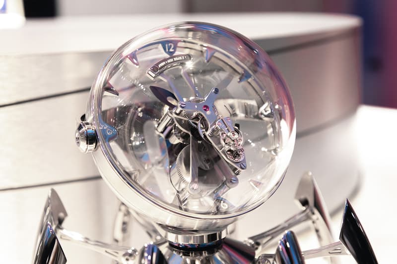 The Hour Glass 40th Anniversary Exhibition Recap "Then Now Beyond" Marc Newson luxury watch retailer singapore daniel arsham nendo cuboid clock studio wieki somers climate change nanoballs hourglass leica camera clock timepiece