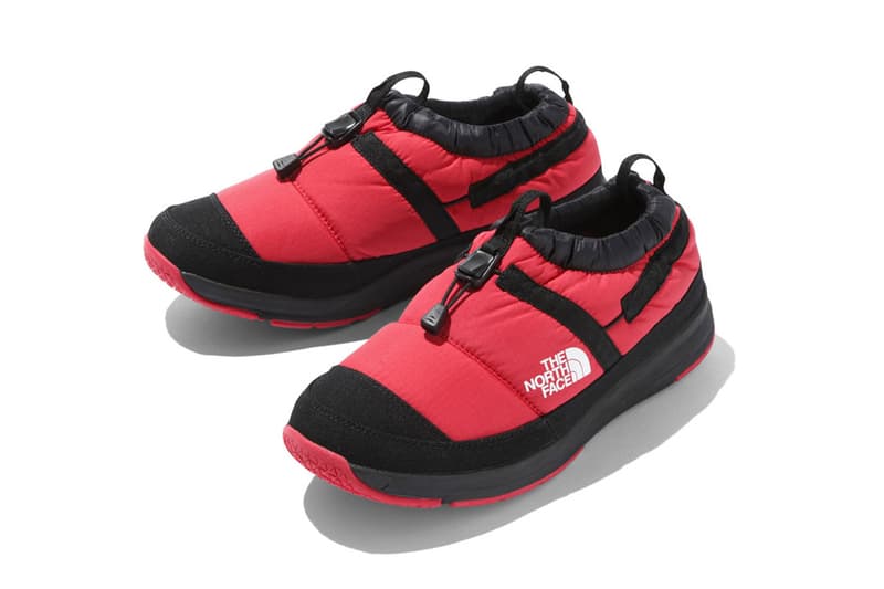 The North Face Japan Insulated Nupsi Traction Light Mock IV Thermolite Eco Made padding slippers slip ons footwear shoes sneakers trainers runners water repellent fall winter 2019