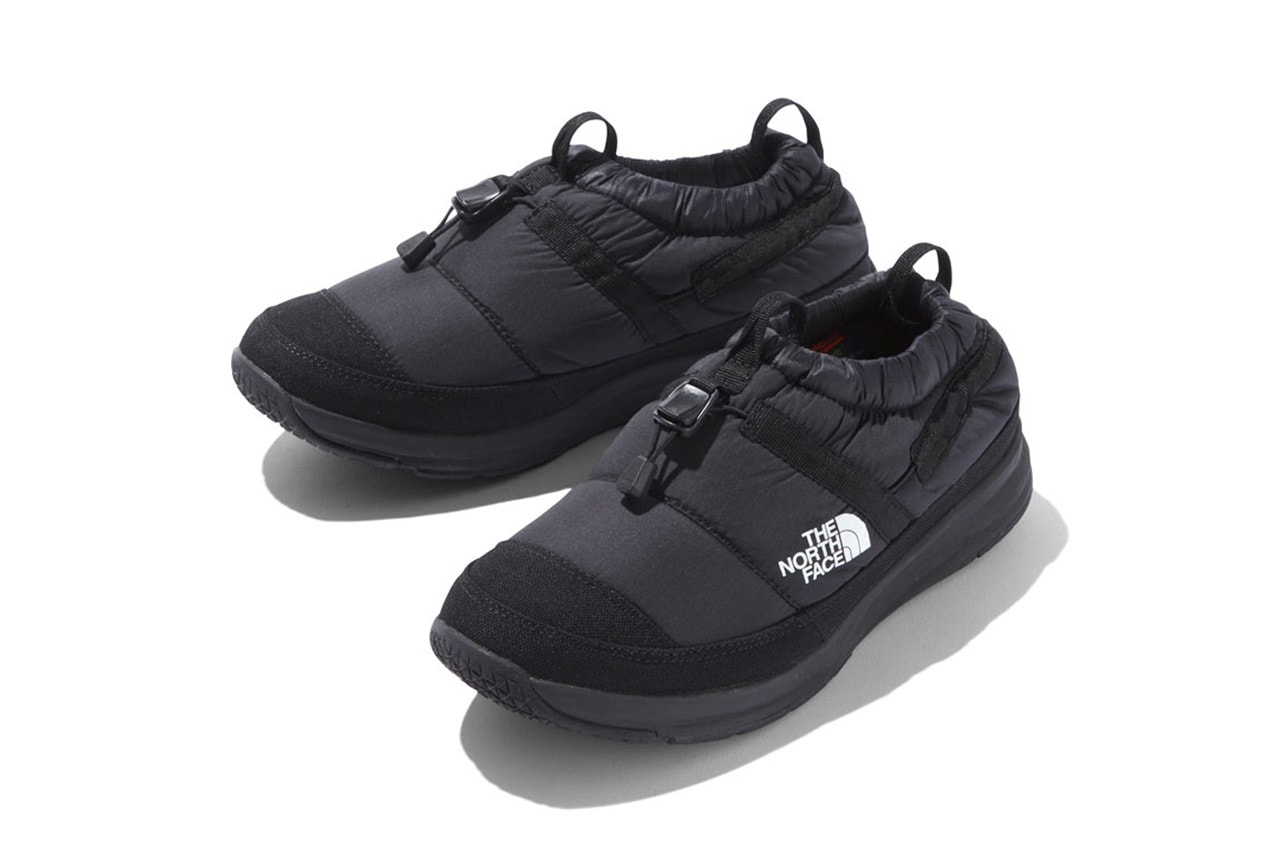 The North Face Japan Insulated Nupsi Traction Light Mock IV Thermolite Eco Made padding slippers slip ons footwear shoes sneakers trainers runners water repellent fall winter 2019