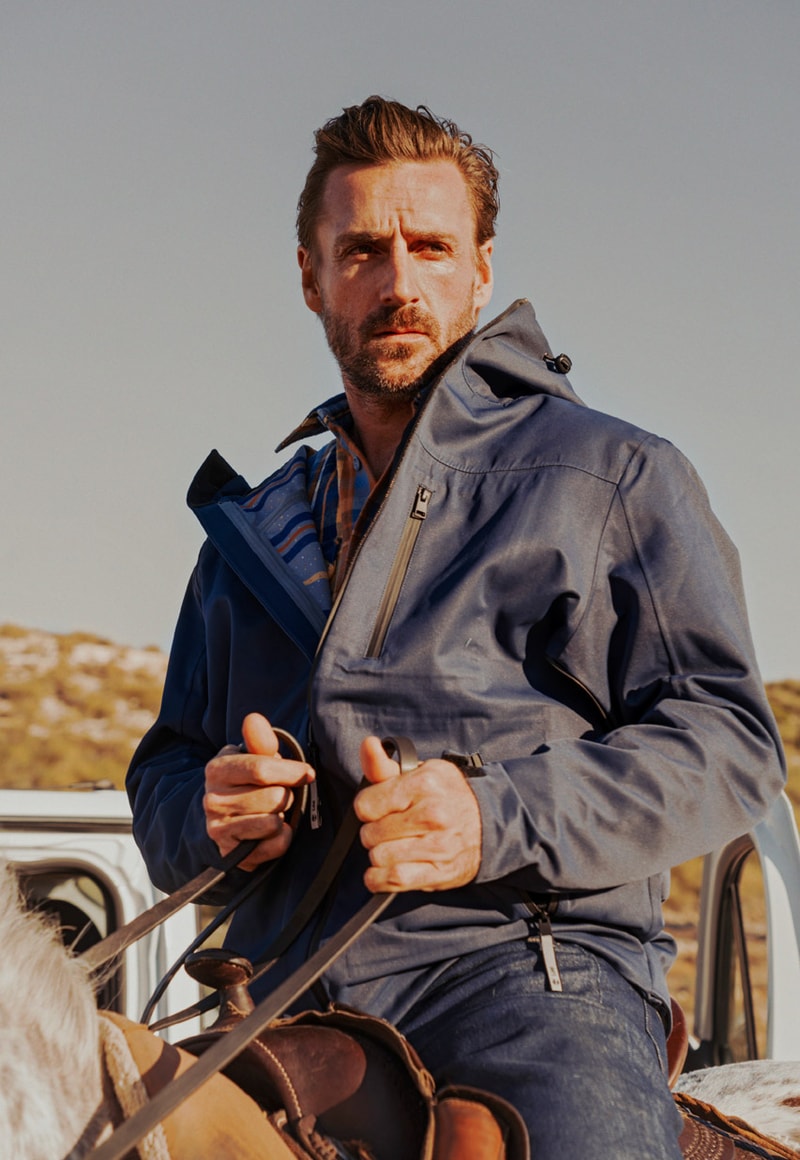 Timberland Lee 2019 Capsule Western heritage fall winter 2019 indigo denim christopher raeburn horses collection lookbook jackets outerwear waterproof six inch boot vibram footwear