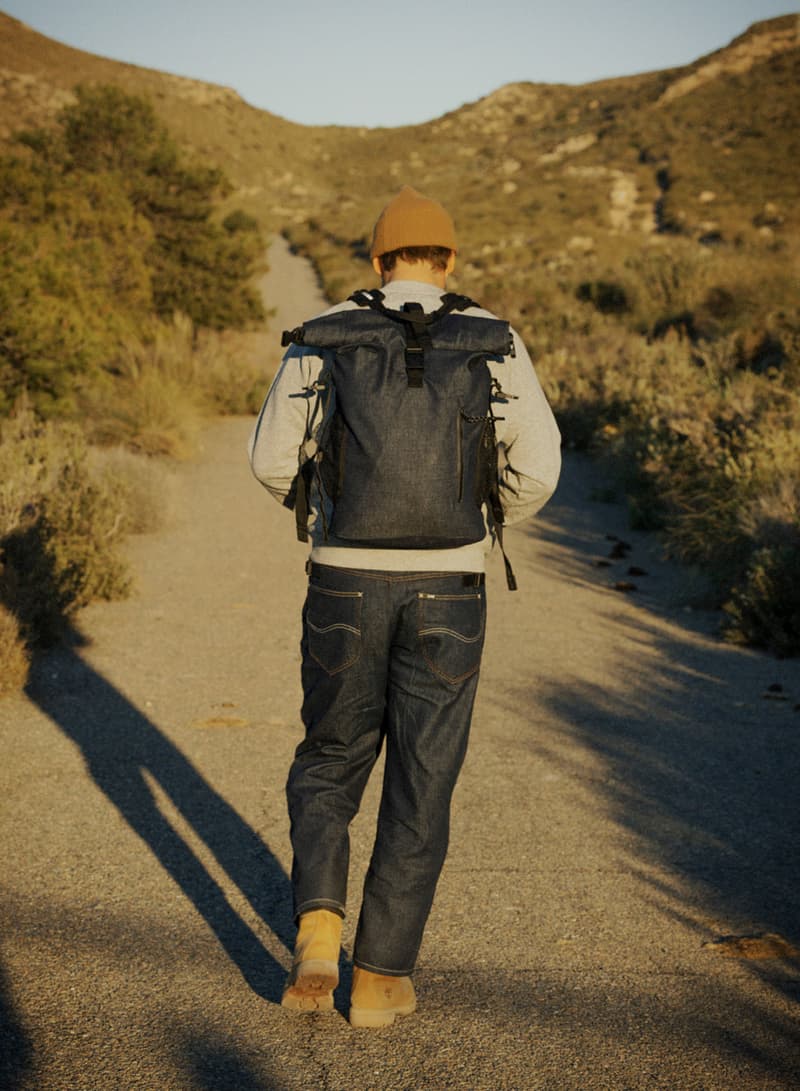 Timberland Lee 2019 Capsule Western heritage fall winter 2019 indigo denim christopher raeburn horses collection lookbook jackets outerwear waterproof six inch boot vibram footwear