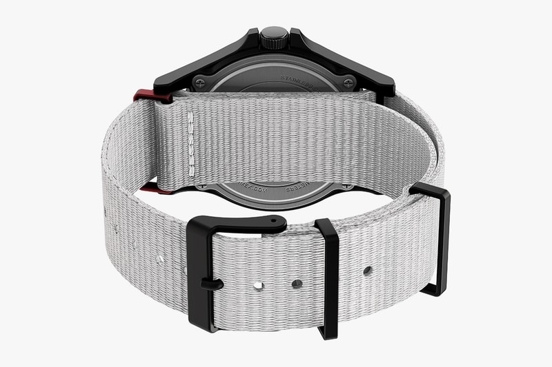 NASA x Timex Navi XL Watch Release 41mm Fabric Strap Blue White 