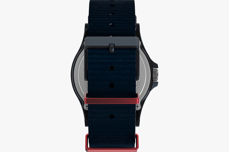 NASA x Timex Navi XL Watch Release 41mm Fabric Strap Blue White 