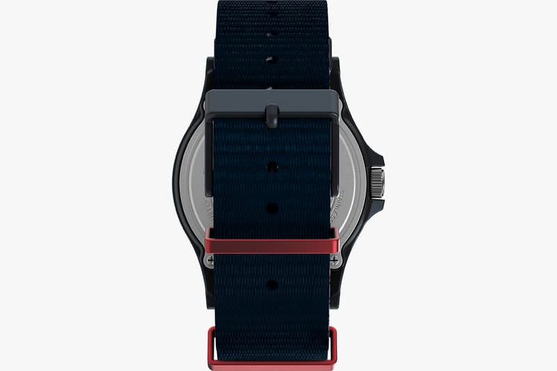 NASA x Timex Navi XL Watch Release 41mm Fabric Strap Blue White