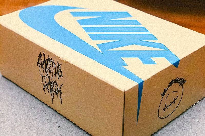 Travis Scott Nike Air Force 1 Cactus Jack Custom Box Release Info Date