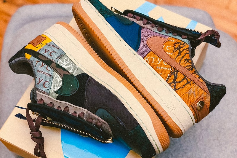 Travis Scott Nike Air Force 1 Cactus Jack Custom Box Release Info Date