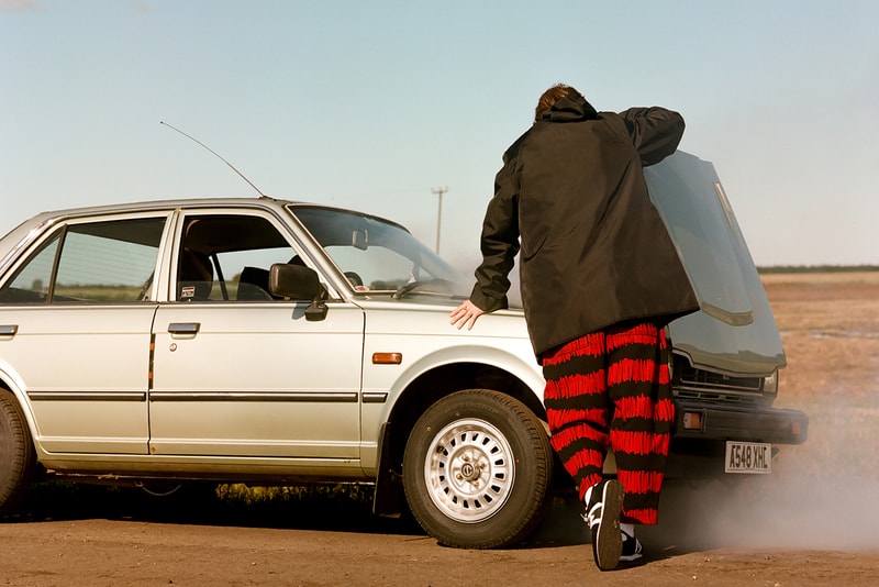 ULLAC "Just For One Day" Spring/Summer 2020 Collection Lookbook Gloverall Collaboration Outerwear Unisex Checkered Stripes Shirts Jackets Pants Denim Tie Dye