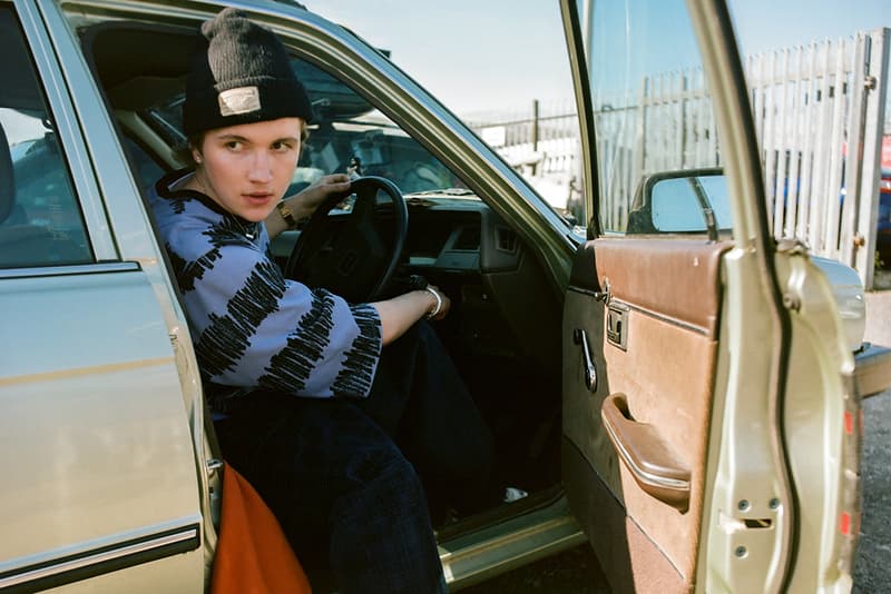 ULLAC "Just For One Day" Spring/Summer 2020 Collection Lookbook Gloverall Collaboration Outerwear Unisex Checkered Stripes Shirts Jackets Pants Denim Tie Dye