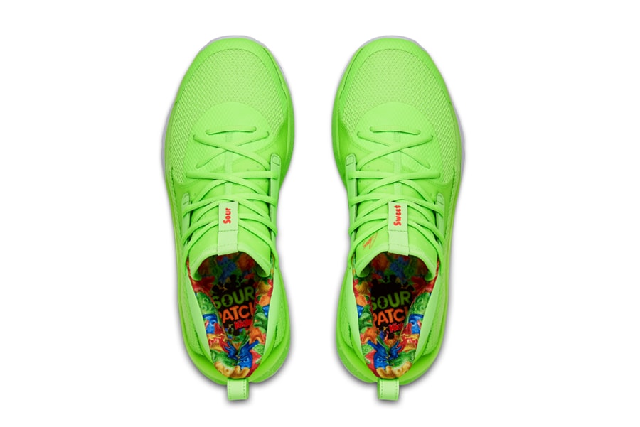 steph stephen curry 7 ua under armour sour patch kids green red orange release date info photos price peach candy