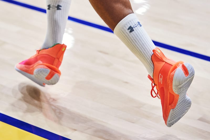 stephen curry shoes 1 kids orange