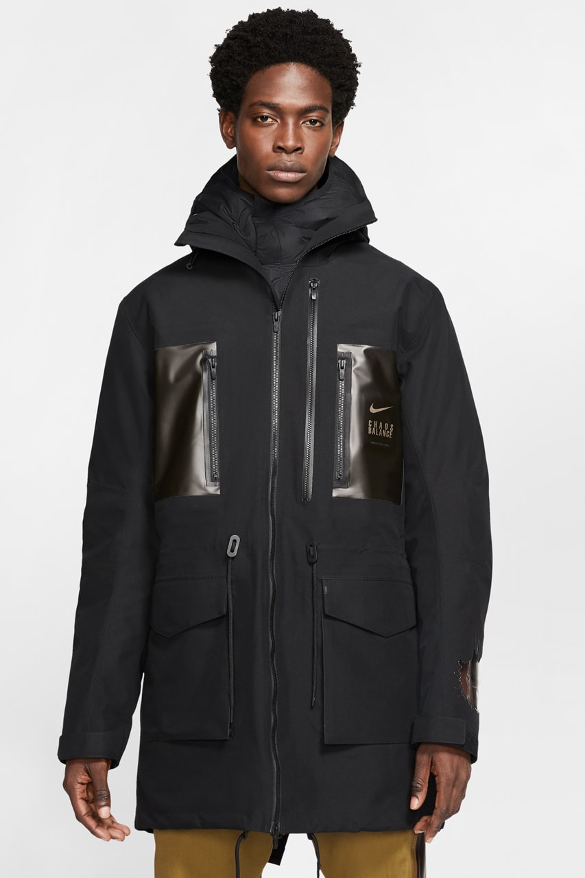 undercover nike jun takahashi air max 720 react boot fishtail parka jacket release date info photos price fall winter 2019 2020 clothing hoodie sweatshirt