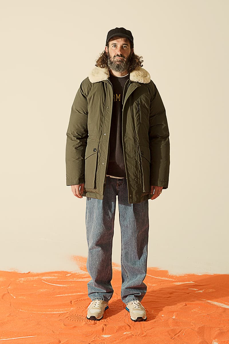 Uniform Bridge FW19 Delivers Endless Outerwear options jeans chinos sweatshirts hats cozy korean brand lookbook fall winter 2019