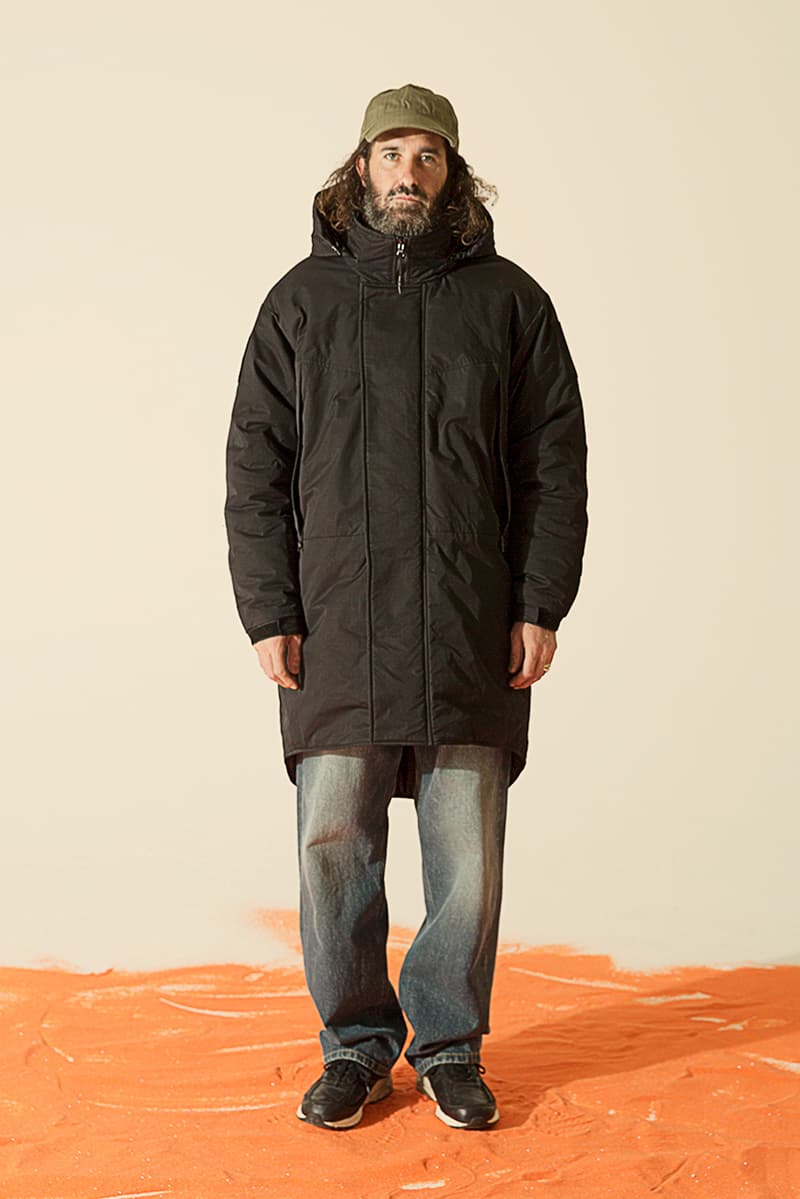 Uniform Bridge FW19 Delivers Endless Outerwear options jeans chinos sweatshirts hats cozy korean brand lookbook fall winter 2019