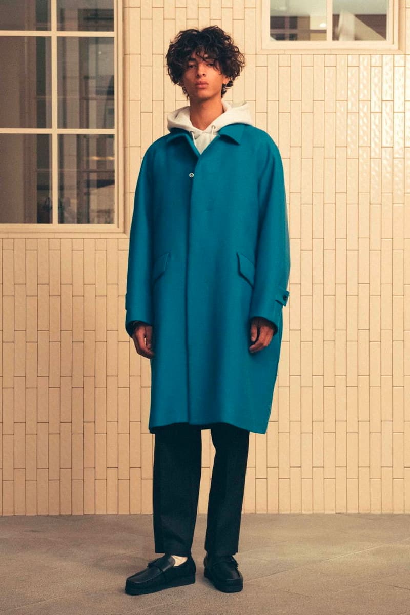 UNITED ARROWS SONS Fall Winter 2019 Lookbook poggy the man bespoke sartorial blazers loafers tailoring dapper chino trench coat outerwear layer menswear japanese down