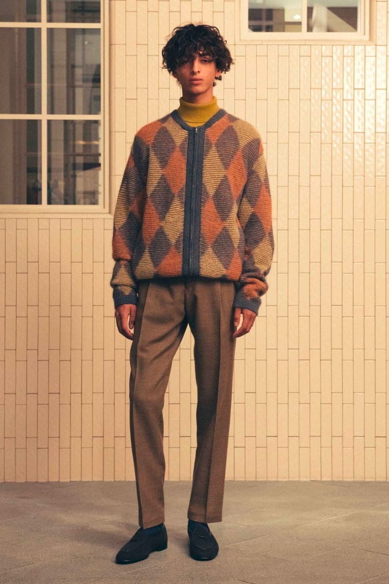 UNITED ARROWS SONS Fall Winter 2019 Lookbook poggy the man bespoke sartorial blazers loafers tailoring dapper chino trench coat outerwear layer menswear japanese down