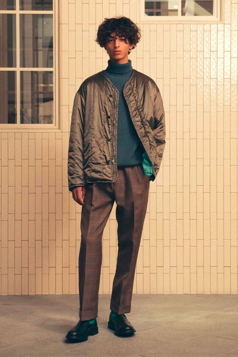UNITED ARROWS SONS Fall Winter 2019 Lookbook poggy the man bespoke sartorial blazers loafers tailoring dapper chino trench coat outerwear layer menswear japanese down