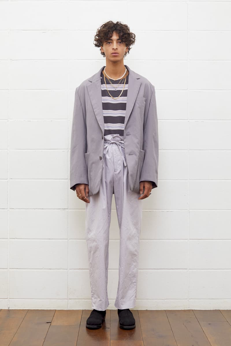 UNUSED Spring Summer 2020 Lookbook pastel earth tone outerwear japanese designer streetwear brand asap rocky coverchord casualwear menswear womenswear americana tailoring