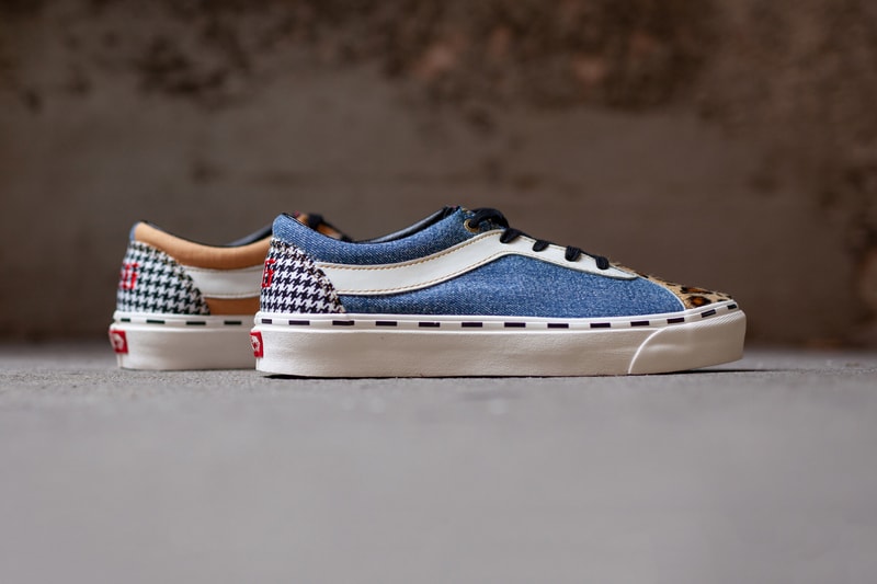vans bender bold ni patchwork denim marshmallow plaid leopard VN0A3WLPT7Y1 release date info photos price houndstooth tartan red blue tan orange white black