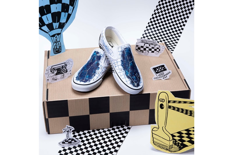 Vans eBay Global Ambassador Charity Auction Christian Hosoi Geoff McFetridge Kim Jaekyung Brighton Zeuner Steve Van Doren Classic Slip-Ons Old Skool III Backpack 