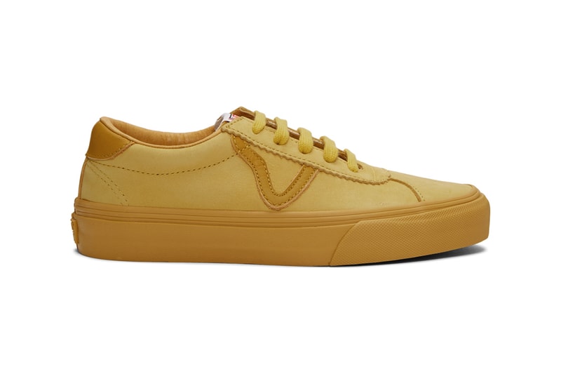 Vans Epoch Sport LX Sneakers Yellow blue black footwear trainers runners shoes retro skateboarding california tonal nubuck waffle sole off the wall ceylon vault vintage royal nautical