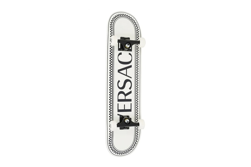 Versace Printed Skateboard Release Info Buy White Black 
