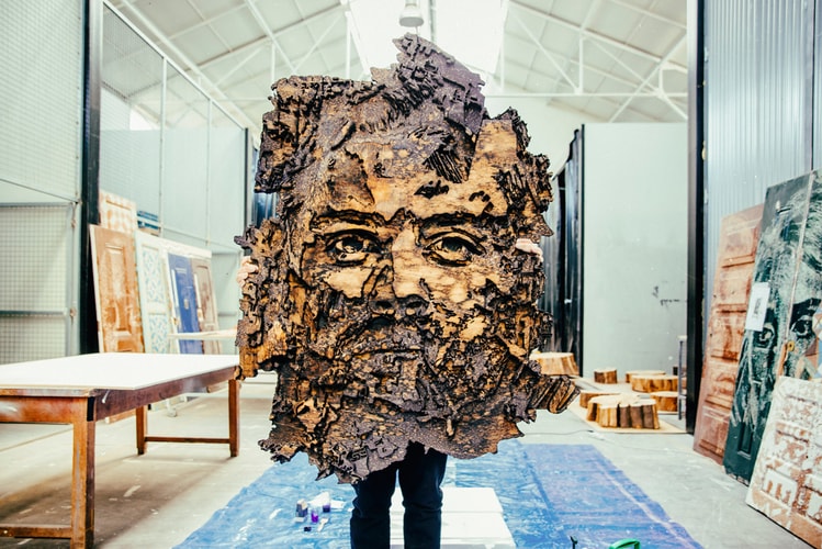 Vhils Creates Two Sculptural Editions for Exclusive Avant Arte Collaboration