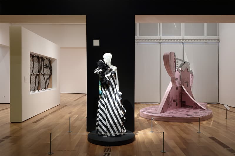 Virgil Abloh "Figures of Speech" Atlanta Exhibition Recap images inside look high museum of art FOS louis vuitton nike collaborations paintings artworks sculptures installations off-white