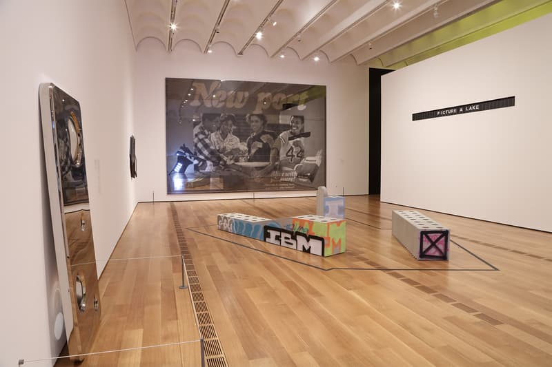 Virgil Abloh "Figures of Speech" Atlanta Exhibition Recap images inside look high museum of art FOS louis vuitton nike collaborations paintings artworks sculptures installations off-white