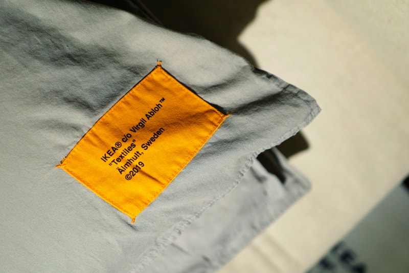 Virgil Abloh IKEA MARKERAD Collection Closer Look Release info Date Rug table cabinet Tool set pillow cushion quilt bag