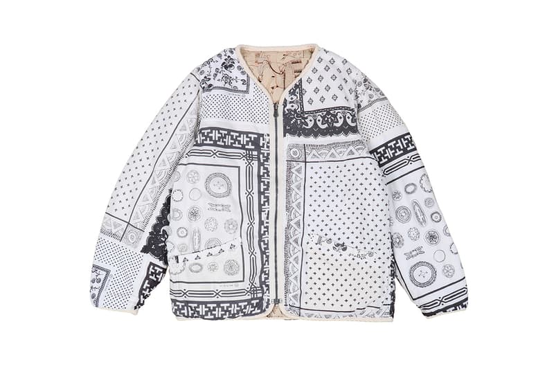 visvim Iris Liner Jacket reversible original bandana patchwork native american swiss riri zipper hiroki nakamura japanese fall winter 2019 collection outerwear down insulated lining
