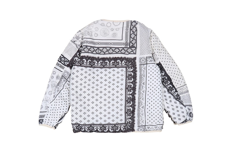 visvim Iris Liner Jacket reversible original bandana patchwork native american swiss riri zipper hiroki nakamura japanese fall winter 2019 collection outerwear down insulated lining 