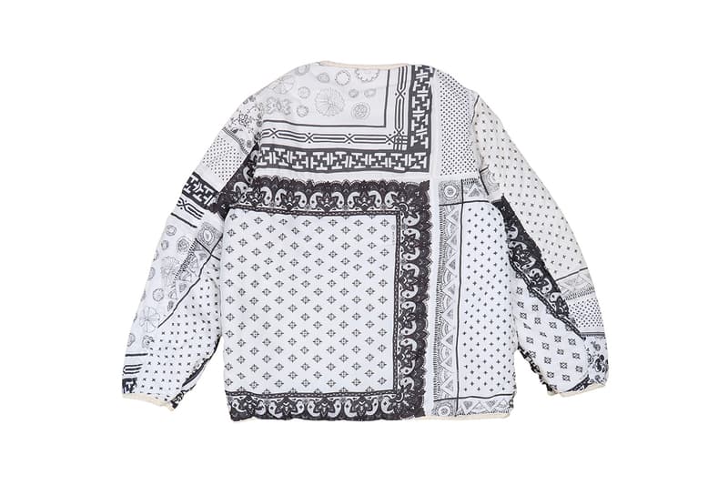 visvim Iris Liner Jacket reversible original bandana patchwork native american swiss riri zipper hiroki nakamura japanese fall winter 2019 collection outerwear down insulated lining