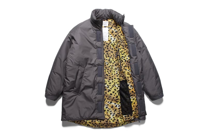 Wild Things Wacko Maria Monster Parka primaloft snakeskin leopard insulation padded down waterproof shell outerwear jackets fall winter 2019 collaborations