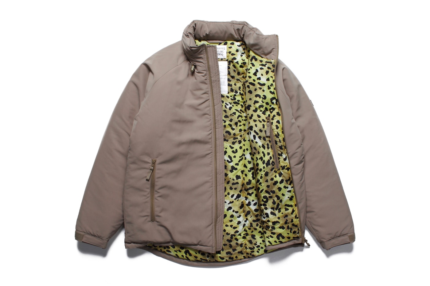 Wild Things Wacko Maria Monster Parka primaloft snakeskin leopard insulation padded down waterproof shell outerwear jackets fall winter 2019 collaborations