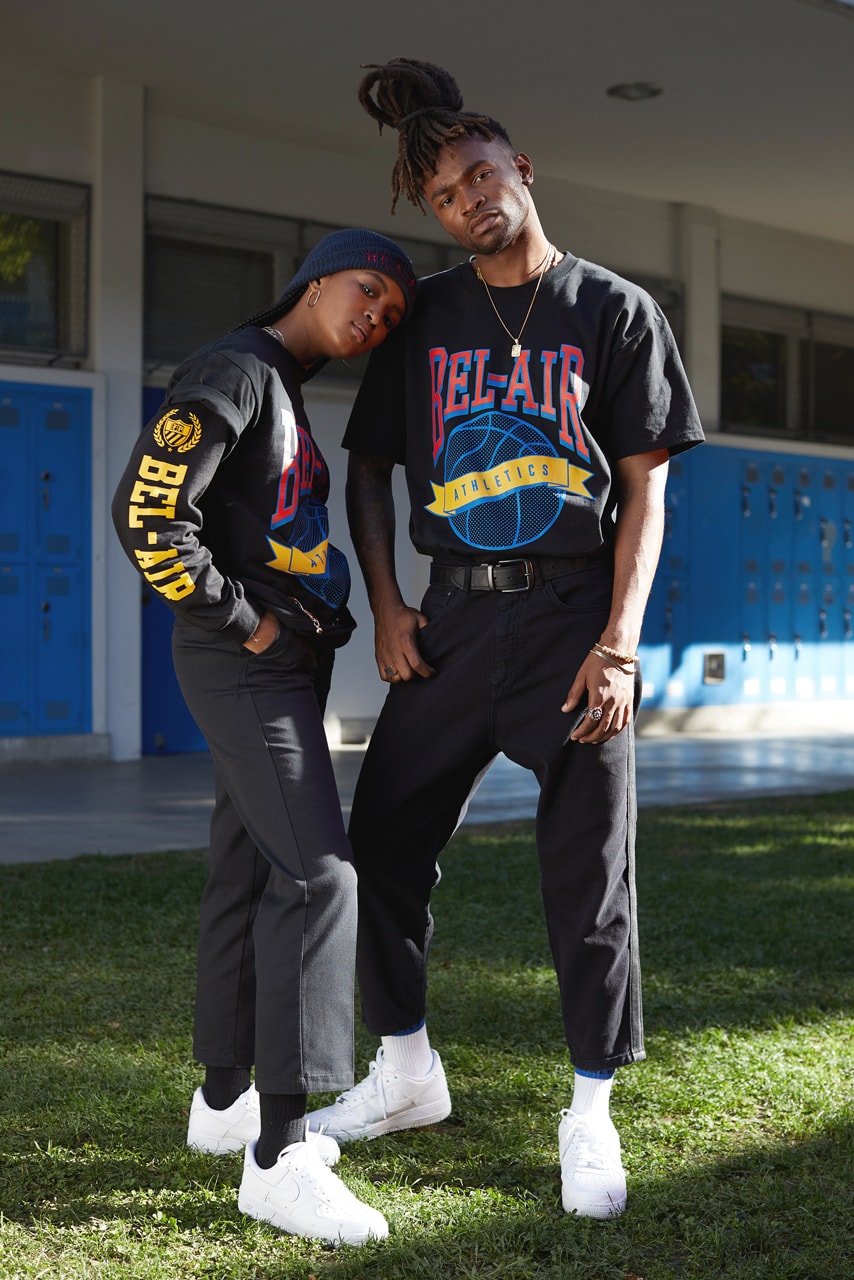 will smith bel air athletics apparel collection fresh prince fashion brand second drop westbrook inc holding company mp varsity jacket belair skipper jacket basketball football graphic t shirts tie dye