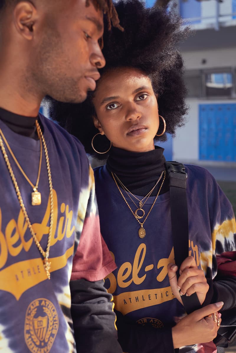 will smith bel air athletics apparel collection fresh prince fashion brand second drop westbrook inc holding company mp varsity jacket belair skipper jacket basketball football graphic t shirts tie dye