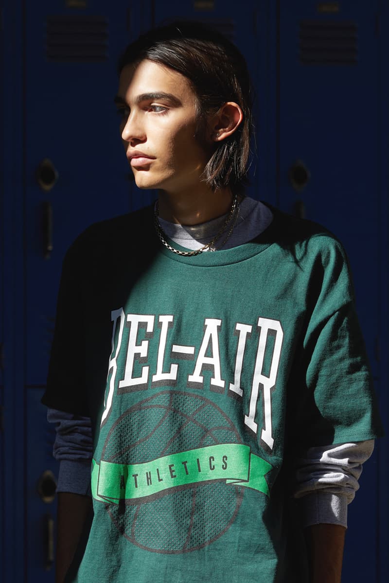 will smith bel air athletics apparel collection fresh prince fashion brand second drop westbrook inc holding company mp varsity jacket belair skipper jacket basketball football graphic t shirts tie dye