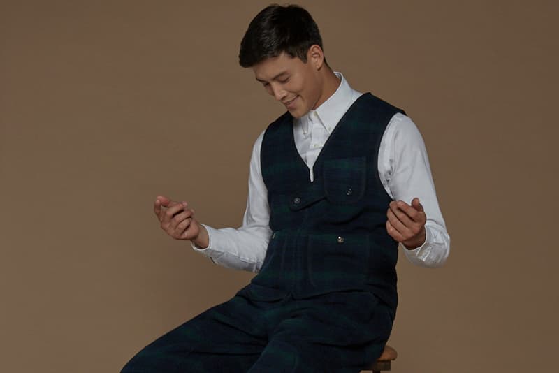 Beams Plus x Woolrich Fall/Winter 2019 Capsule Collection Big Game Jacket Vest Mackinaw Coat Cap Blackwatch Green Blue Black Plaid Checkered