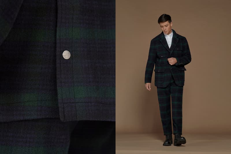 Beams Plus x Woolrich Fall/Winter 2019 Capsule Collection Big Game Jacket Vest Mackinaw Coat Cap Blackwatch Green Blue Black Plaid Checkered