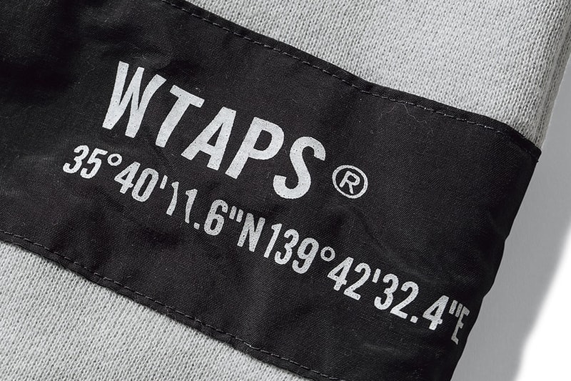 WTAPS Banner Sweatshirts black orange grey crewnecks patches nylon branding shibuya tokyo atelier tetsu nishiyama fall winter 2019 mil spec copo layers essentials streetwear japanese
