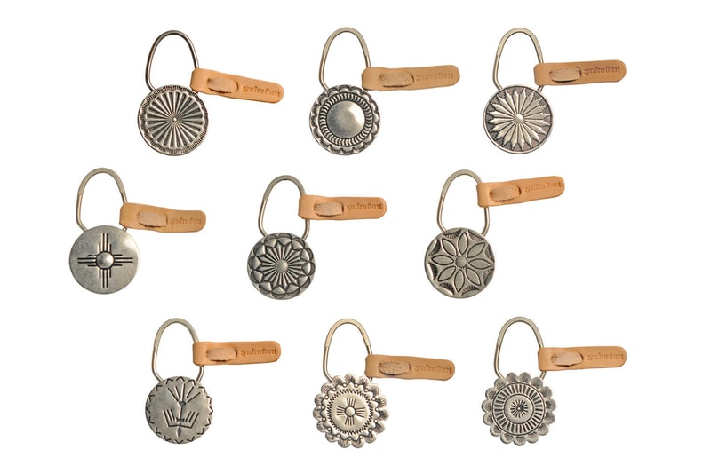 Yuketen Fall Winter 2019 Jewelry accessories silver bracelets pins necklaces money clip pendant leather ring concho yuki matsuda maine made in usa artisans yuki matsuda americana
