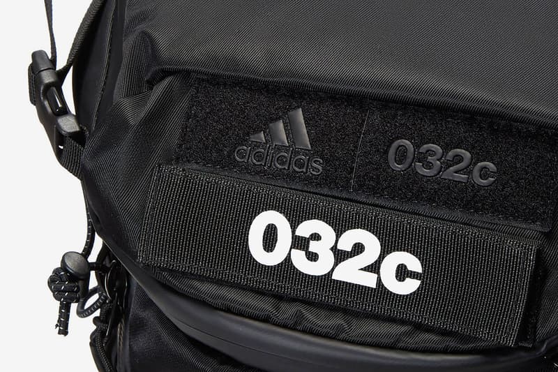 032c adidas originals consortium Multi Functional Backpack weekend duffle bag d ring belt pouch sac carrying solutions publication berlin accessories water resistant nylon ballistic