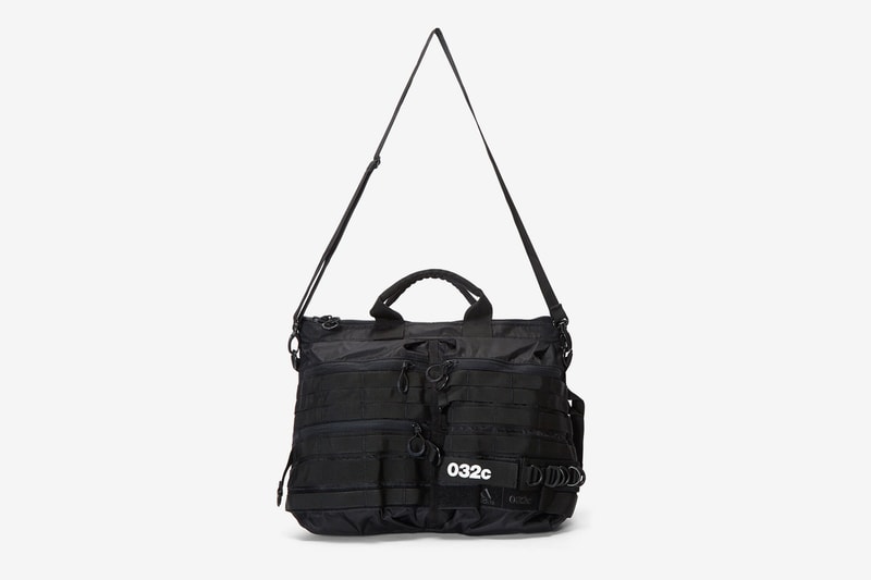 032c adidas originals consortium Multi Functional Backpack weekend duffle bag d ring belt pouch sac carrying solutions publication berlin accessories water resistant nylon ballistic