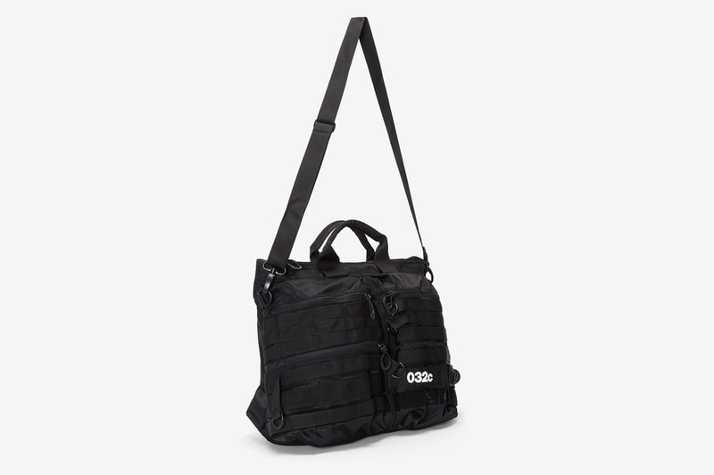 032c adidas originals consortium Multi Functional Backpack weekend duffle bag d ring belt pouch sac carrying solutions publication berlin accessories water resistant nylon ballistic