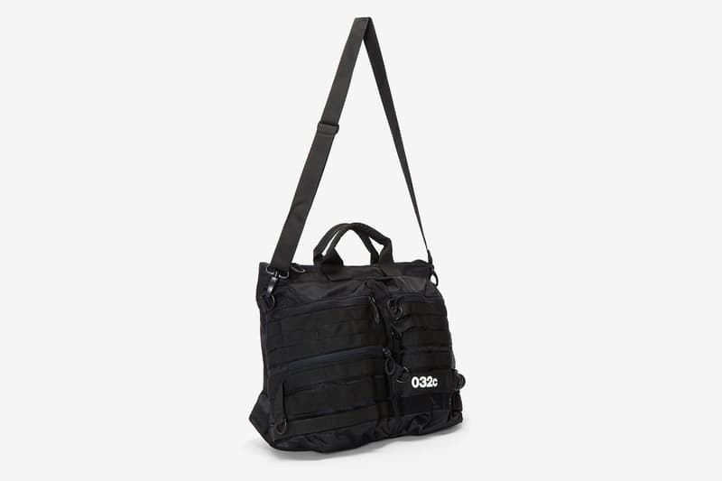 032c adidas originals consortium Multi Functional Backpack weekend duffle bag d ring belt pouch sac carrying solutions publication berlin accessories water resistant nylon ballistic
