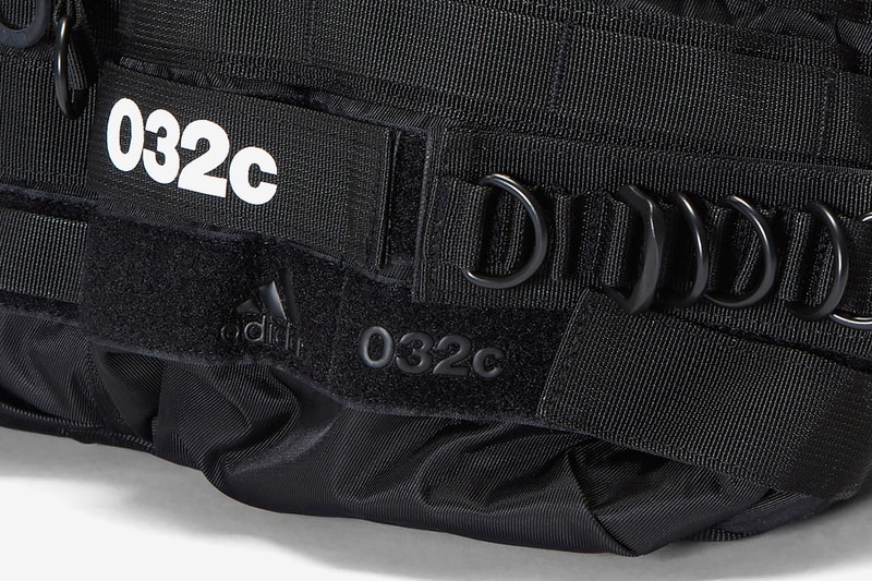 032c adidas originals consortium Multi Functional Backpack weekend duffle bag d ring belt pouch sac carrying solutions publication berlin accessories water resistant nylon ballistic